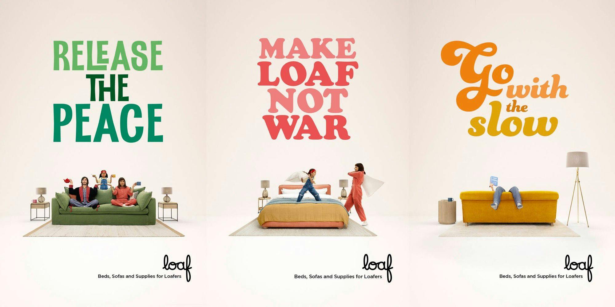 Loaf advertisement posters.
